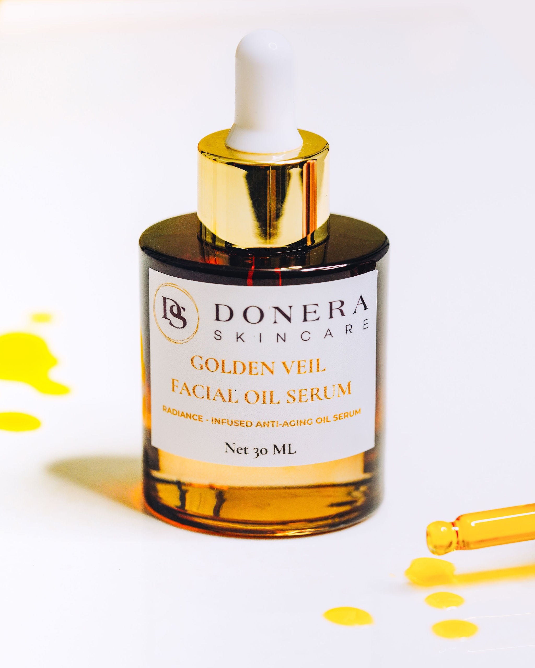 Golden Veil Botanical Renewal Serum