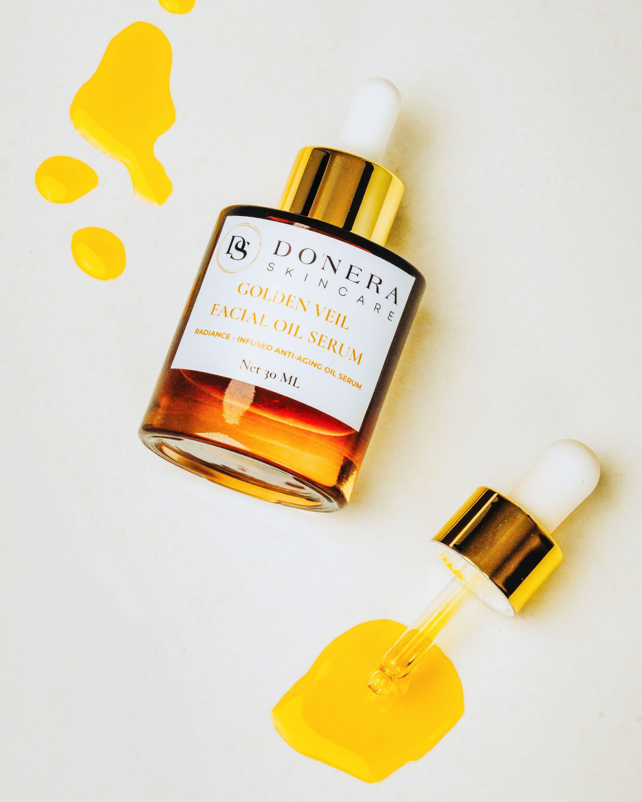 Golden Veil Botanical Renewal Serum
